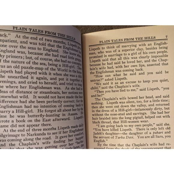 Vintage Rudyard Kipling Story Of Gadsbys & Plain Tales From Hills Punjab Edition - Picture 13 of 15